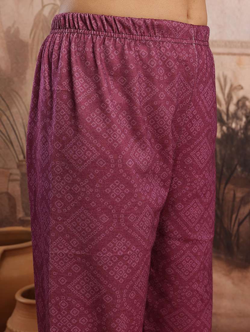 women printed long sleeve kurta pant with dupatta set - 22265809 -  Standard Image - 5