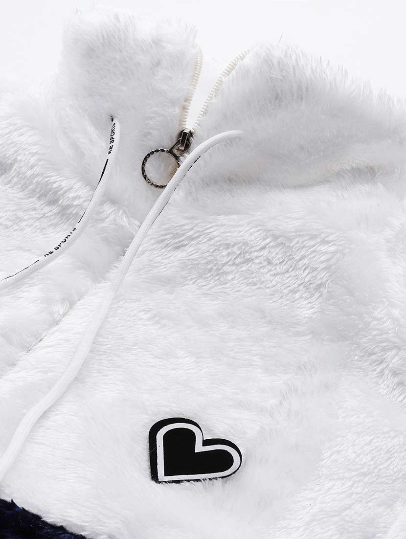 girls color blocked long sleeve jacket - 22265881 -  Standard Image - 5