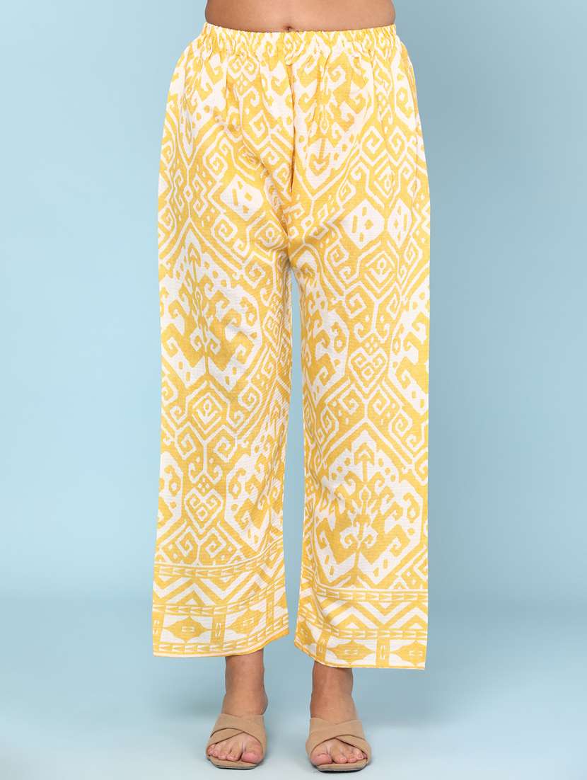 women printed three quarter sleeve ethnic co-ord set - 22266424 -  Standard Image - 5