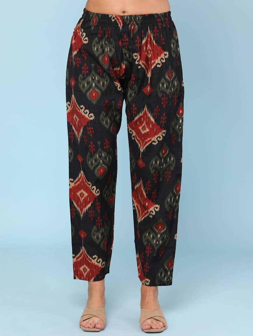 women ikat printed sleeveless ethnic co-ord set - 22266428 -  Standard Image - 5