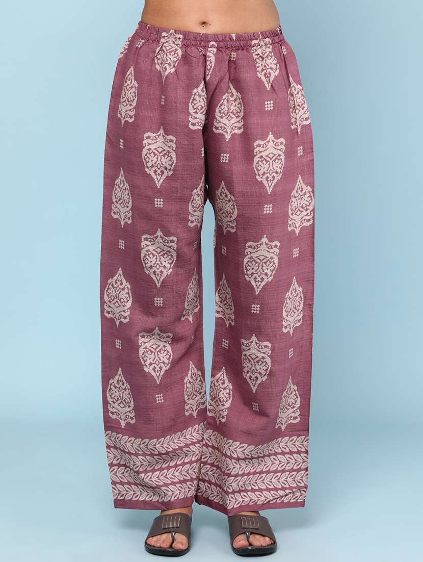 women printed three quarter sleeve ethnic co-ord set - 22266441 -  Standard Image - 5