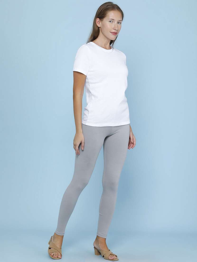 men solid mid rise leggings - 22266647 -  Standard Image - 5