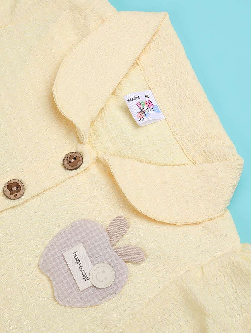 yellow cotton frock - 22266668 -  Standard Image - 3