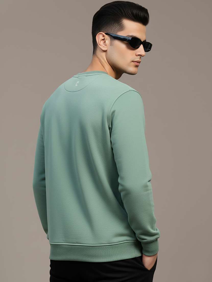 men solid long sleeve regular fit sweatshirt - 22266987 -  Standard Image - 3