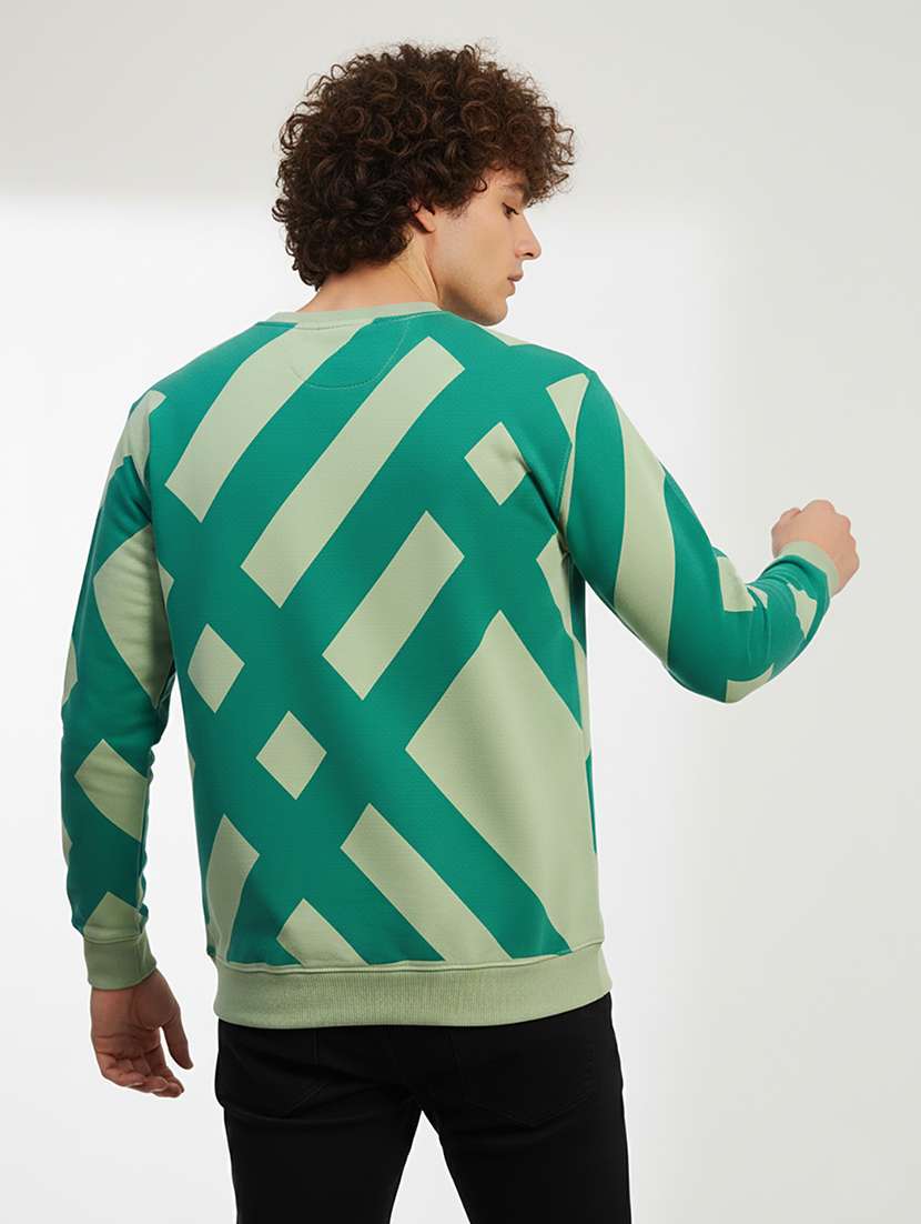 men printed long sleeve regular fit sweatshirt - 22267029 -  Standard Image - 3