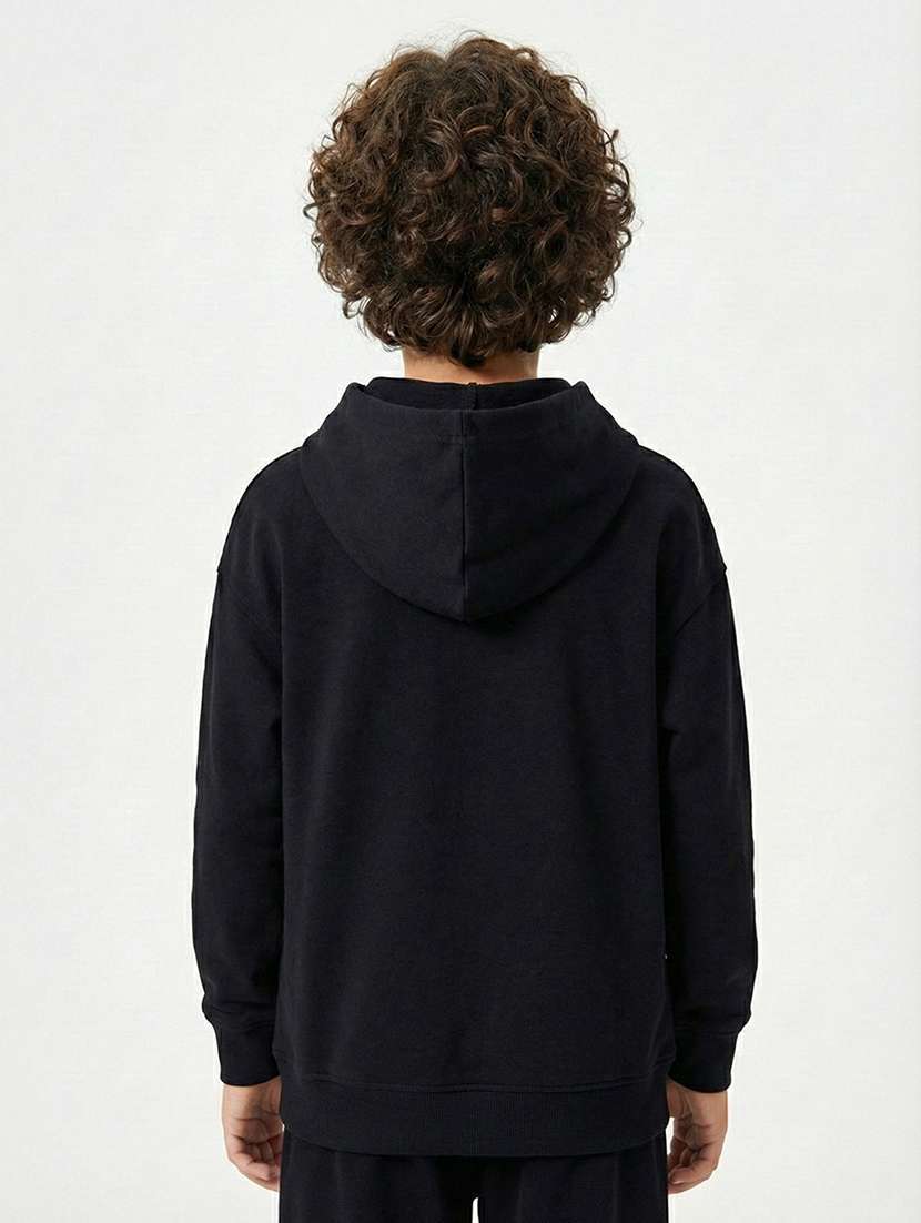 boys long sleeve hooded sweatshirt - 22267070 -  Standard Image - 3