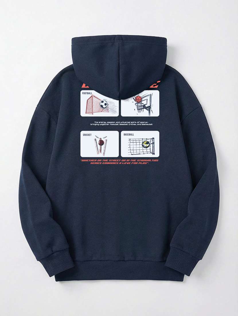 boys long sleeve hooded sweatshirt - 22267077 -  Standard Image - 3