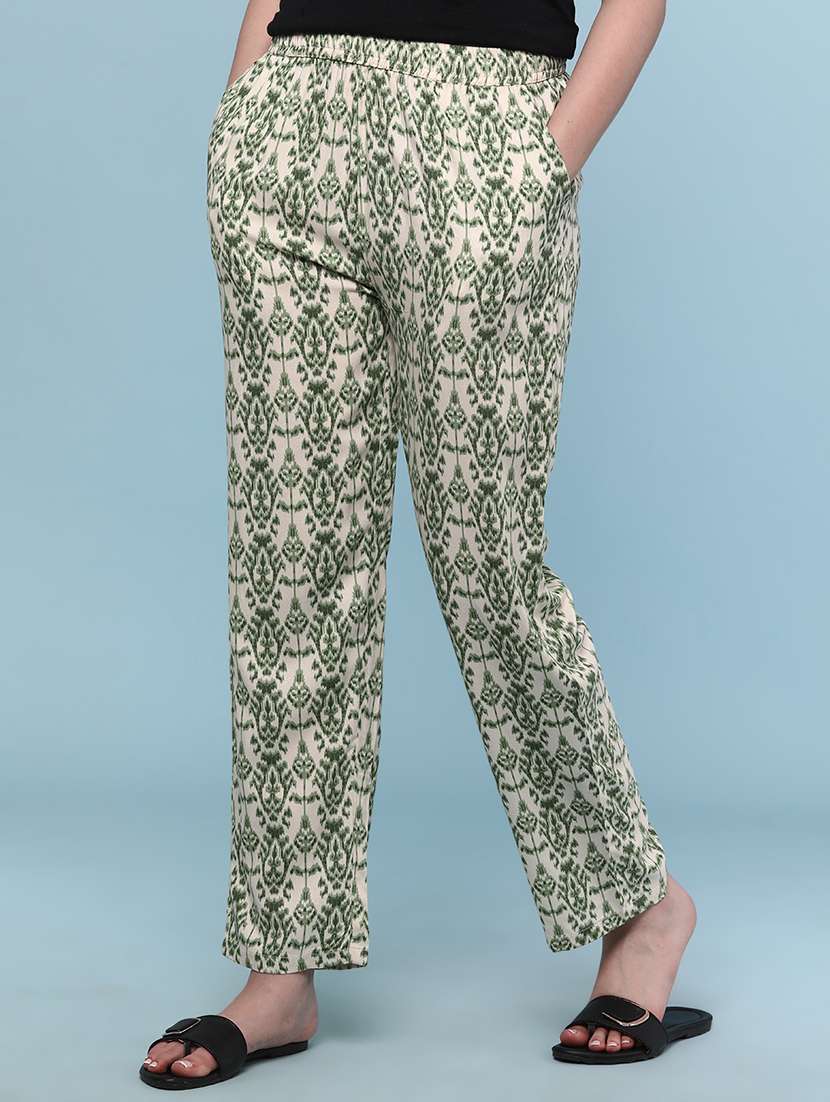 women beige rayon s pajama - 22267360 -  Standard Image - 3
