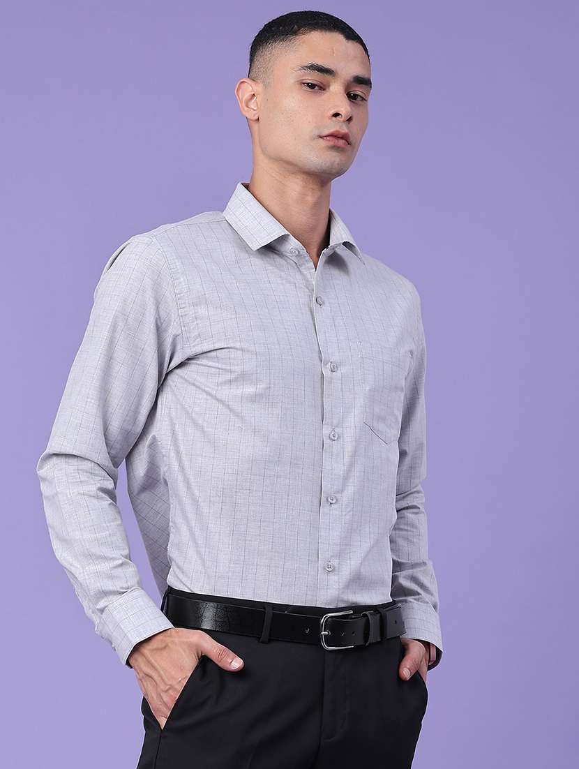 Men Printed Long Sleeves Formal Shirt - 22267482 -  Standard Image - 3