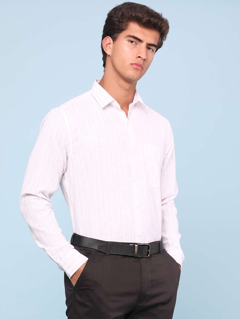 men printed long sleeves formal shirt - 22267487 -  Standard Image - 3