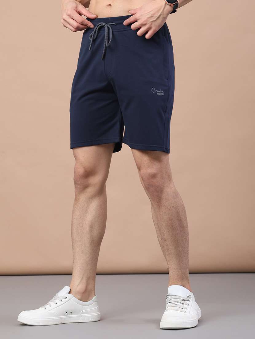 men solid mid rise regular fit shorts - 22267490 -  Standard Image - 3