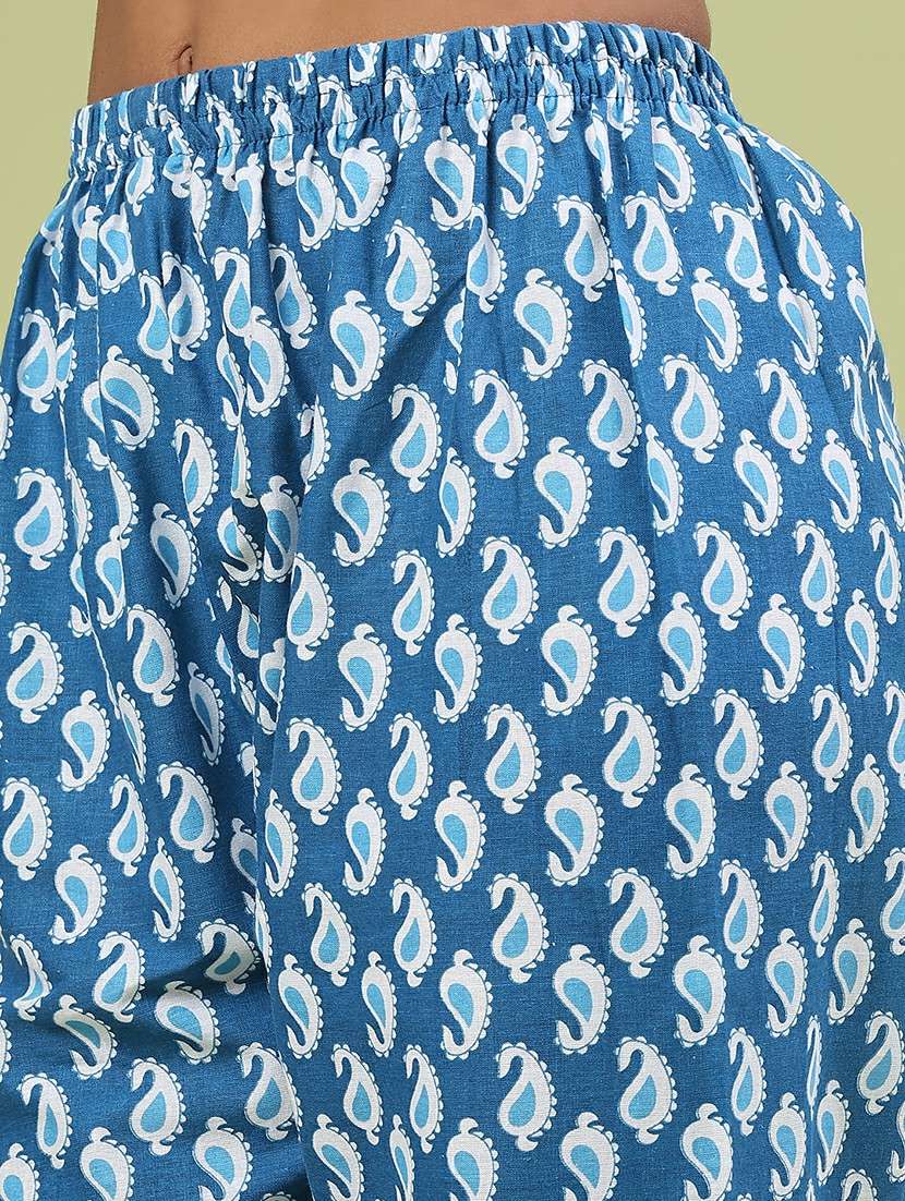 women floral printed three quarter sleeve kurta pant with dupatta set - 22267602 -  Standard Image - 5