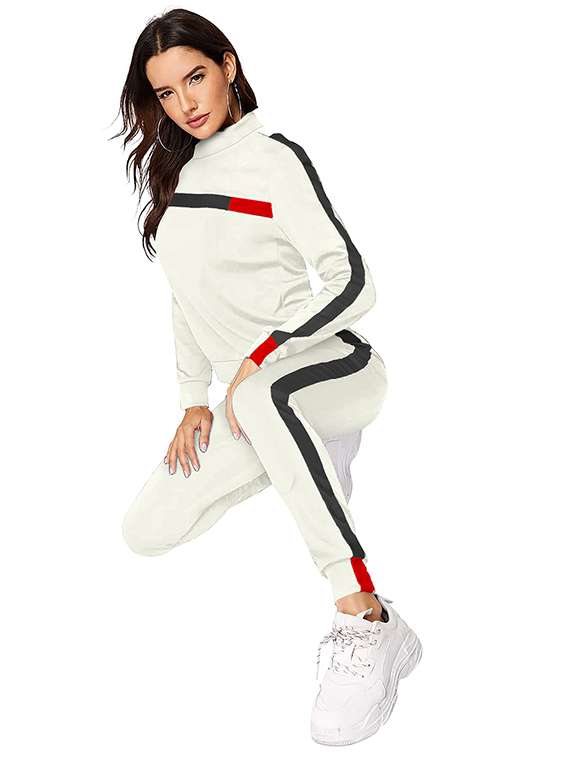 women tapered swearshirt and jogger co-ord set - 22267966 -  Standard Image - 5