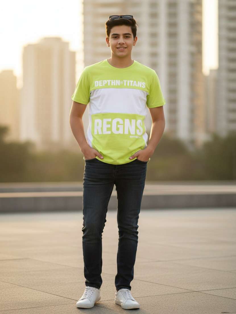 boys printed short sleeve t-shirt