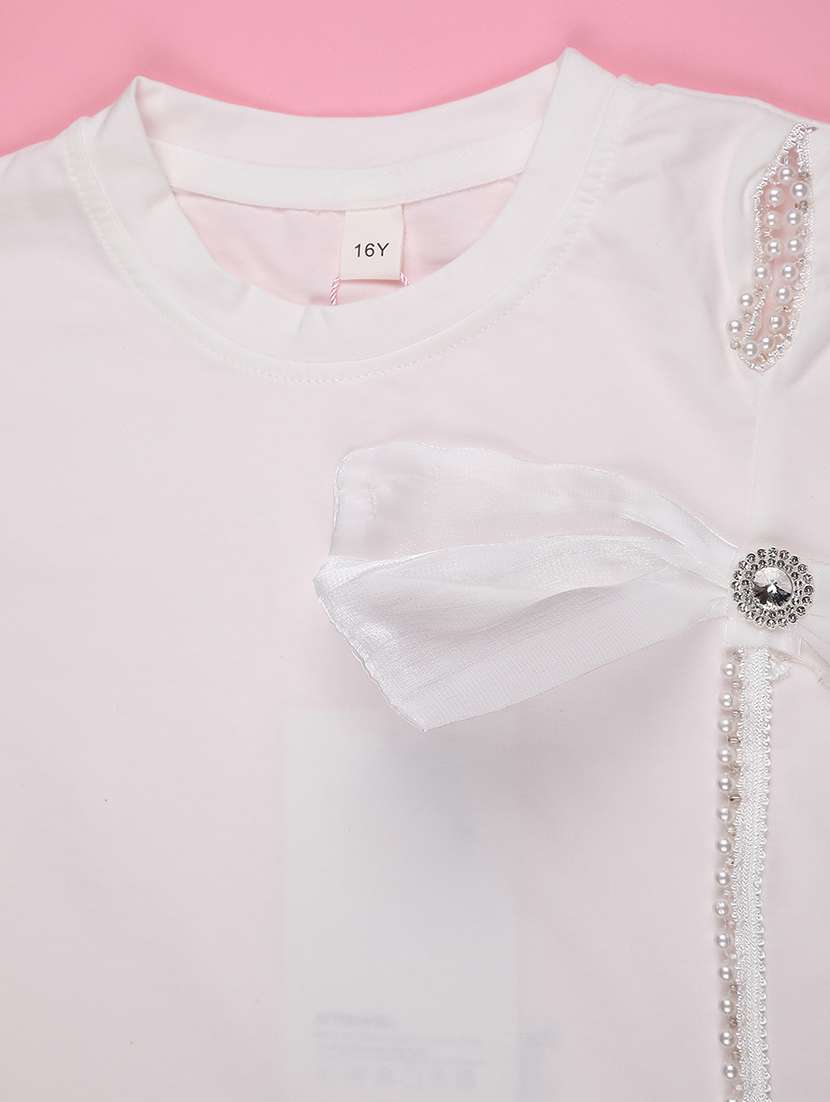 girls self designed short sleeve tee - 22268306 -  Standard Image - 3