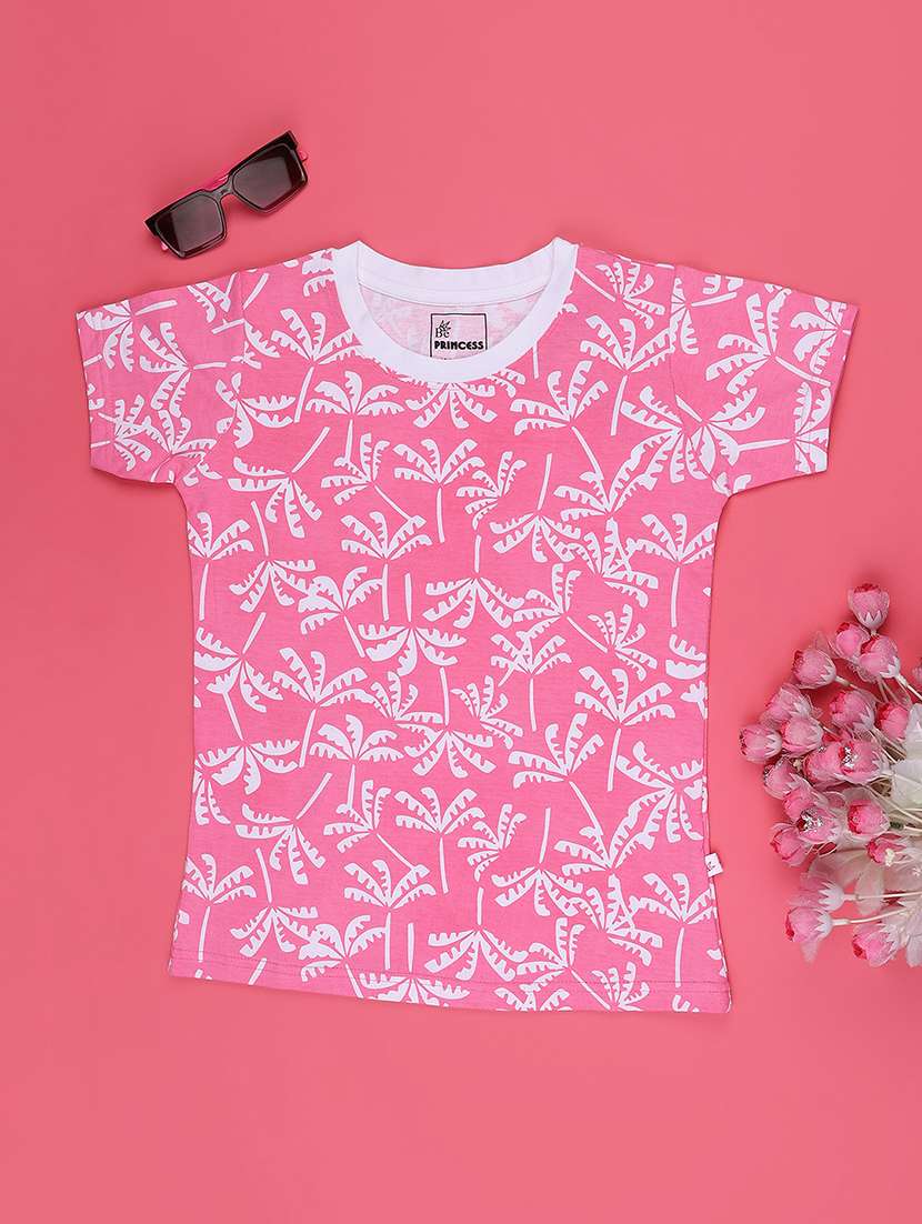 girls printed short sleeve tee - 22268325 -  Standard Image - 3