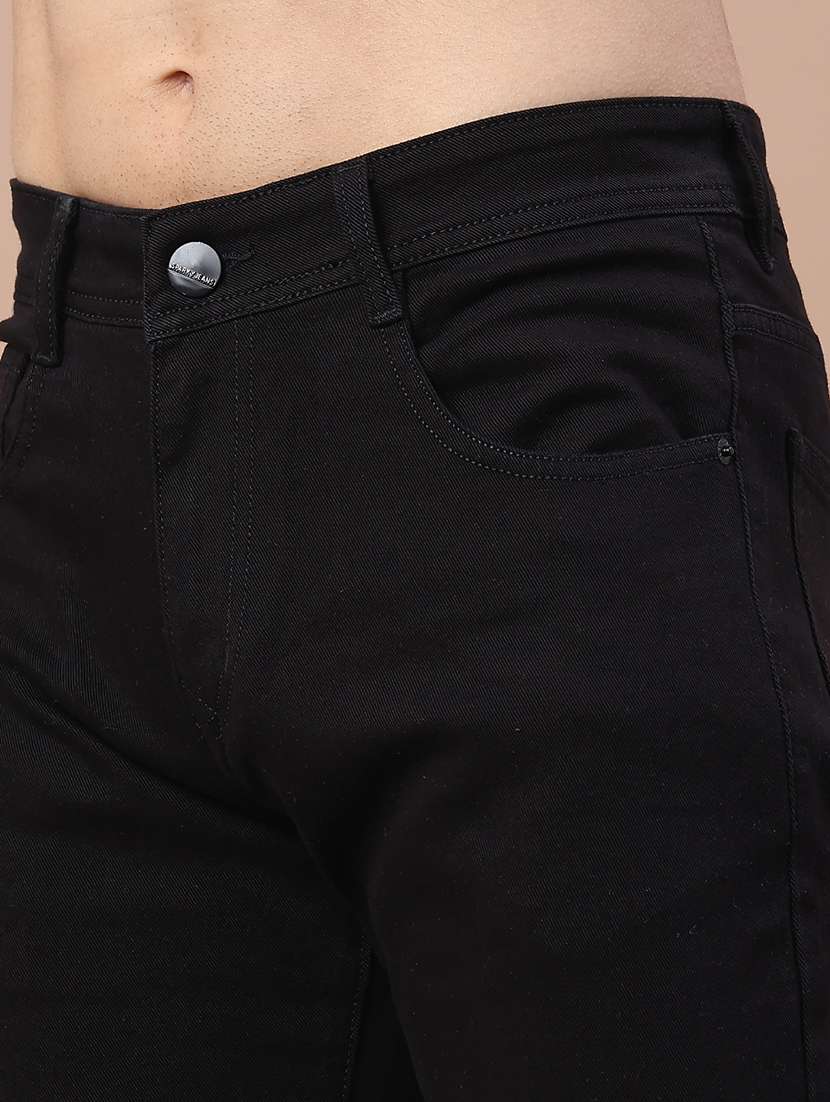 men plain mid rise full length jeans - 22268429 -  Standard Image - 5