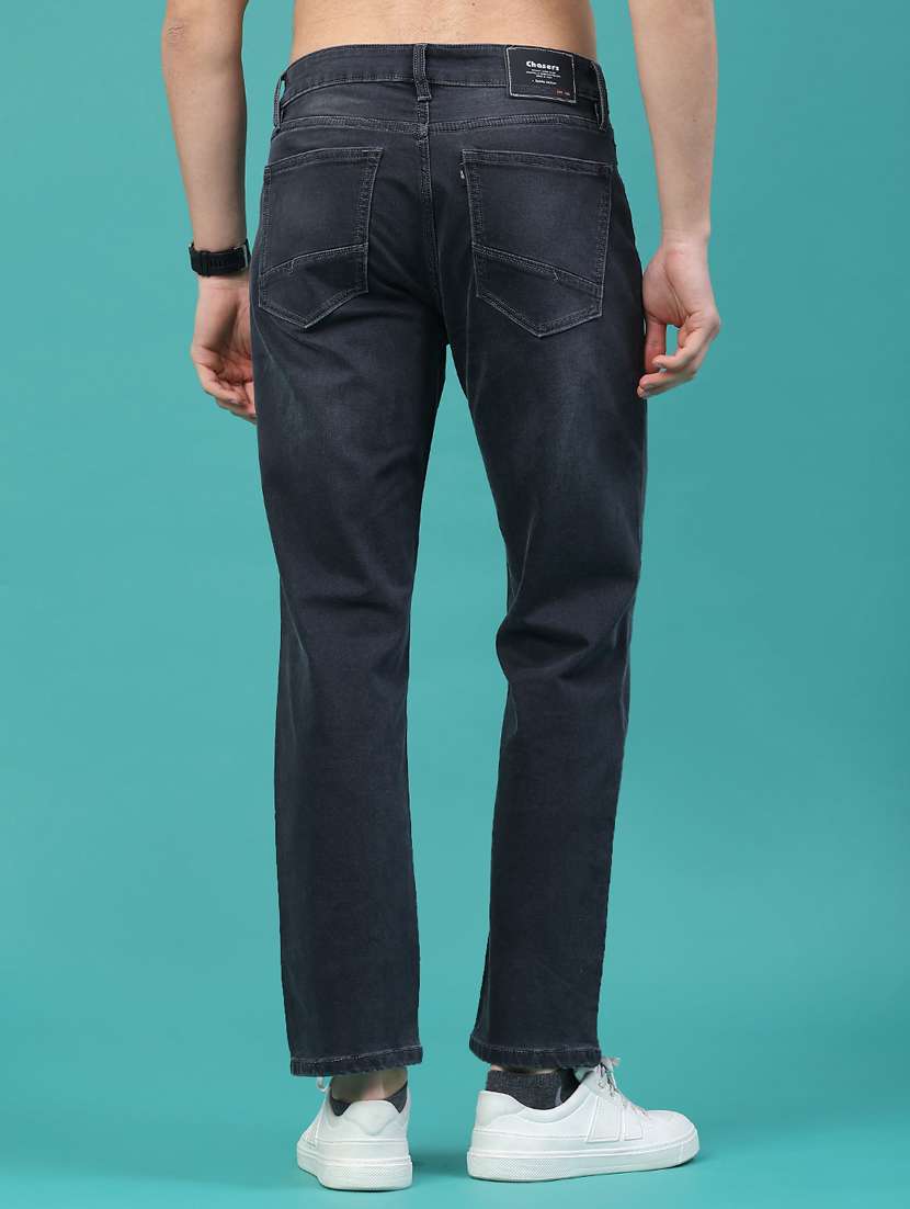 men washed mid rise full length jeans - 22268437 -  Standard Image - 3