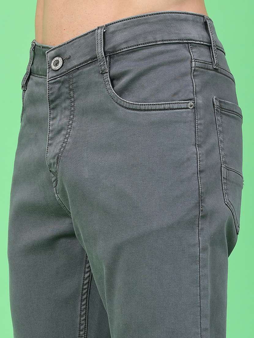 Men Plain Mid Rise Full Length Jeans - 22268442 -  Standard Image - 5