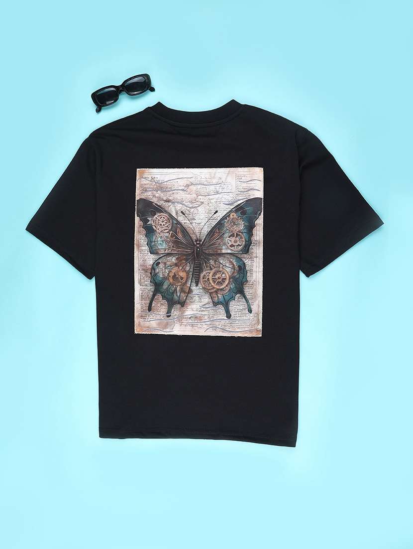 girls printed short sleeve tee