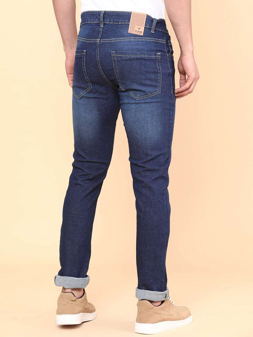 men blue denim jean - 22268515 -  Standard Image - 3