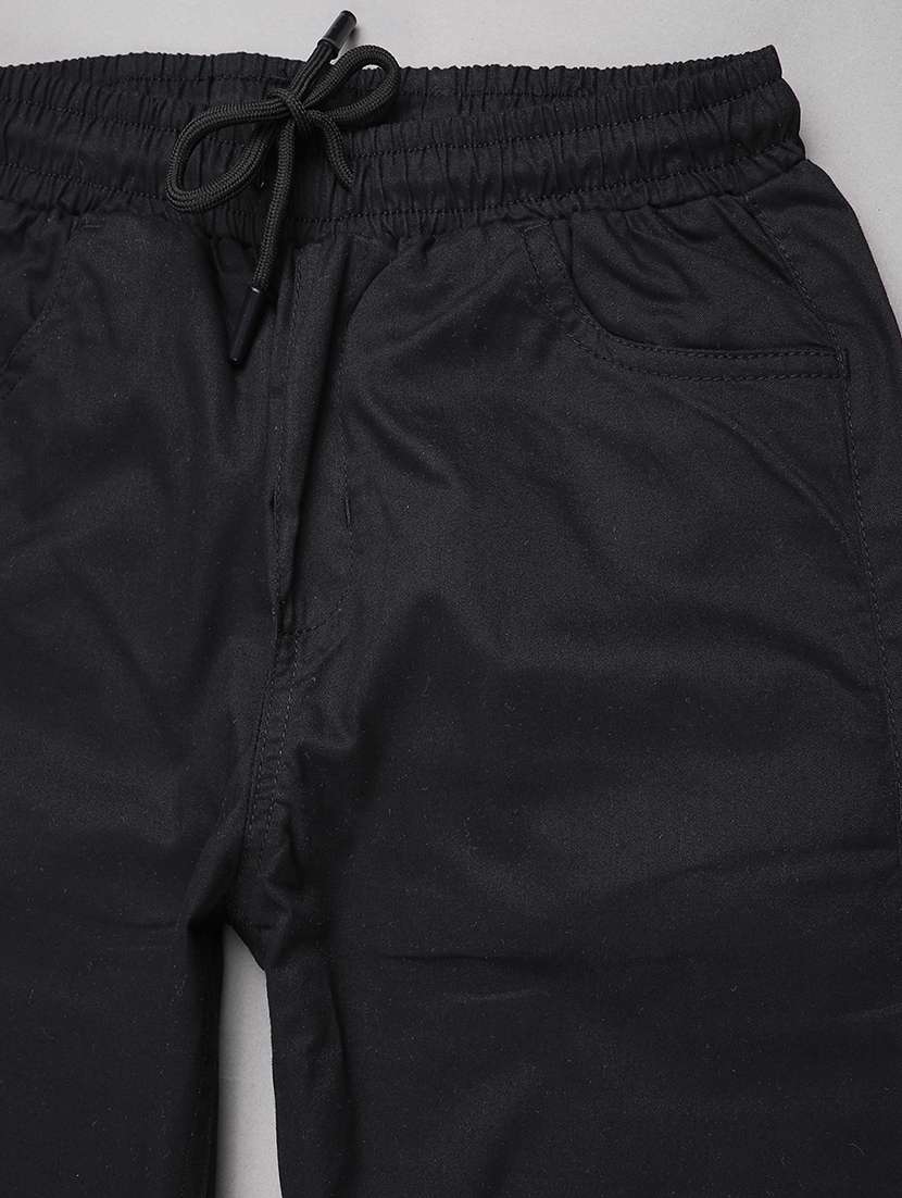 girls solid mid rise regular fit jogger - 22268570 -  Standard Image - 3