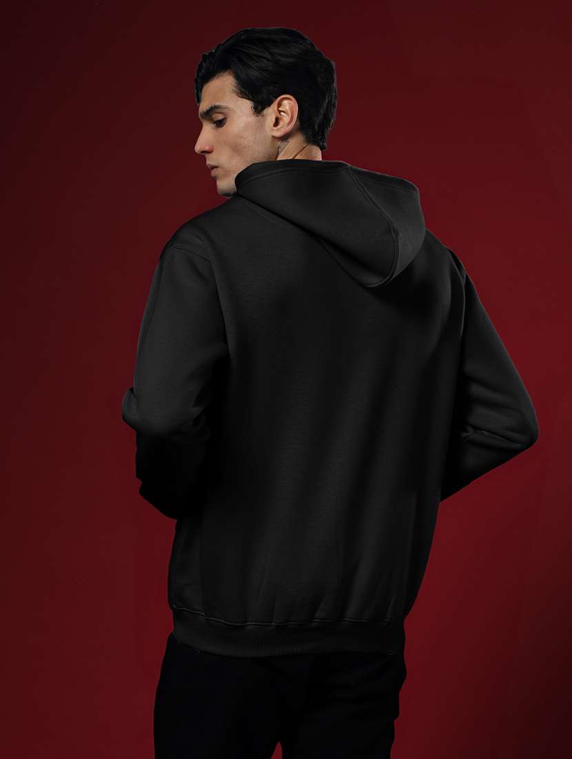 men printed long sleeve hooded sweatshirt - 22268633 -  Standard Image - 3