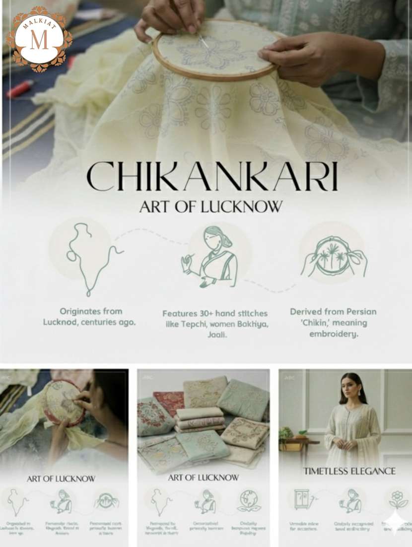 women long sleeve straight chikankari kurti - 22268698 -  Standard Image - 5