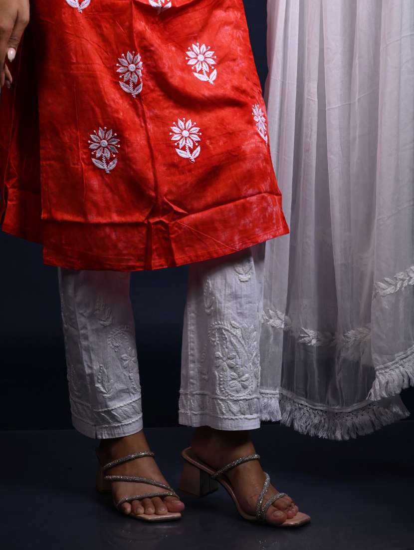 women printed long sleeve kurta pant set - 22268865 -  Standard Image - 3