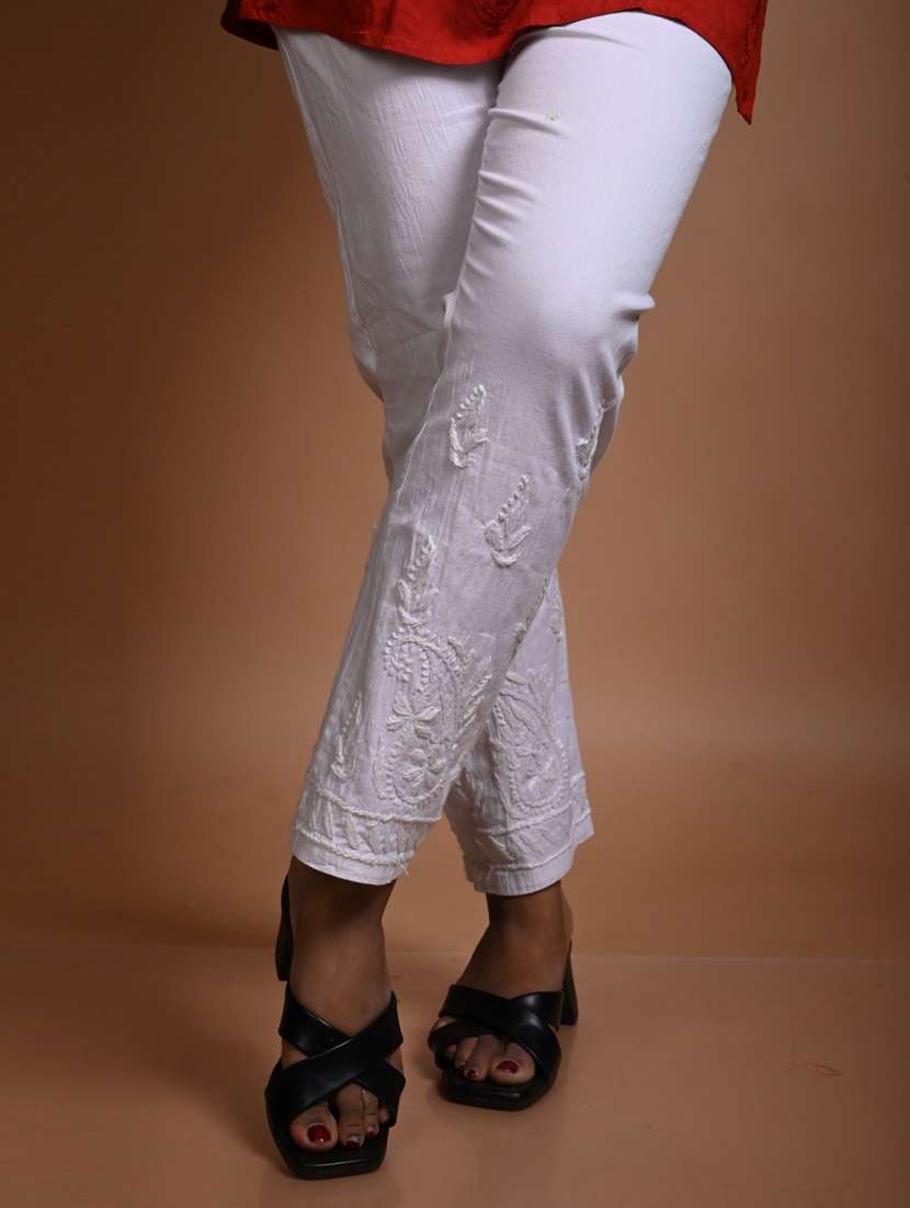 women solid with work long sleeve kurta pant set - 22268915 -  Standard Image - 3