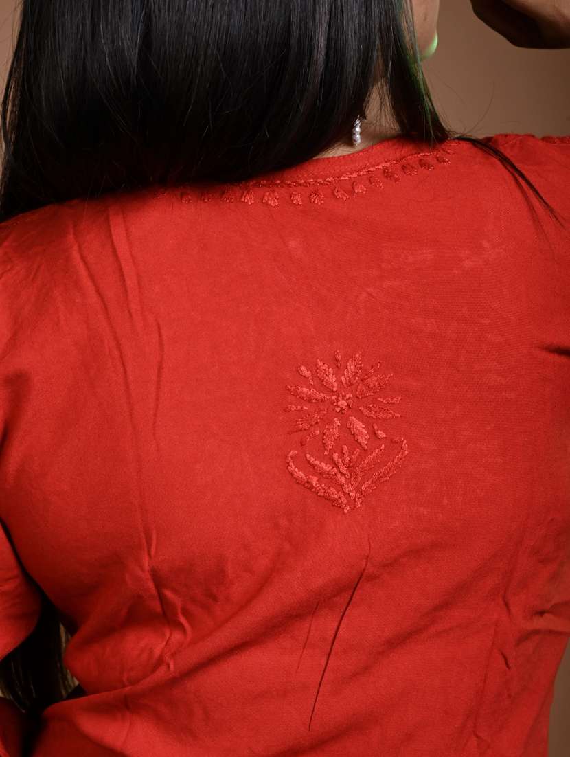 women solid with work long sleeve kurta pant set - 22268915 -  Standard Image - 5