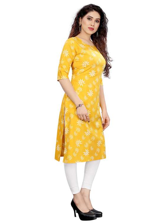women pack of 6 printed straight kurta - 22269031 -  Standard Image - 3