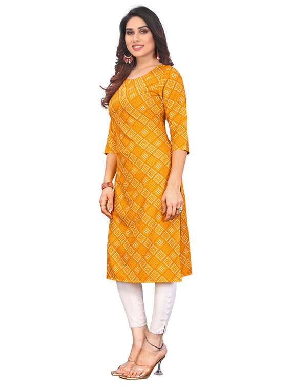 women pack of 6 printed straight kurta - 22269059 -  Standard Image - 3