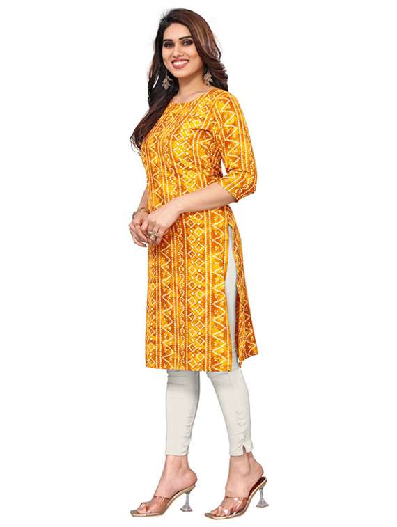 women pack of 6 printed straight kurta - 22269281 -  Standard Image - 3