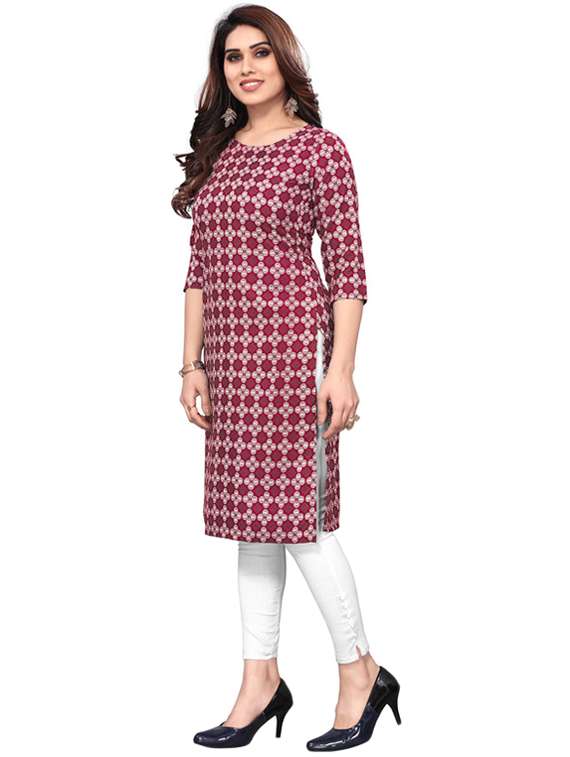 women pack of 6 printed straight kurta - 22269441 -  Standard Image - 3