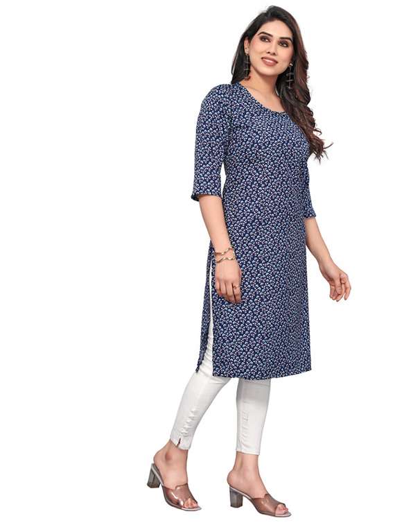 women pack of 5 printed straight kurta - 22269552 -  Standard Image - 5