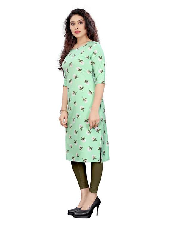 women pack of 5 printed straight kurta - 22269644 -  Standard Image - 3