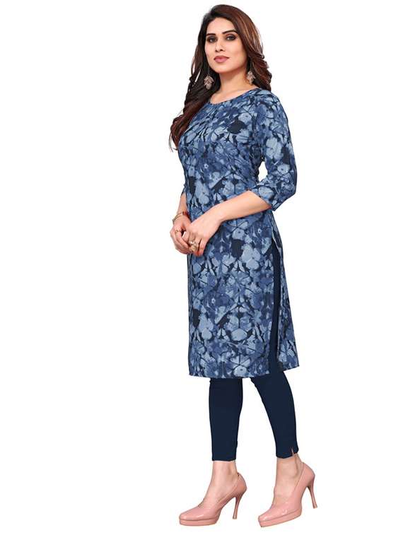 women pack of 5 printed straight kurta - 22269716 -  Standard Image - 5