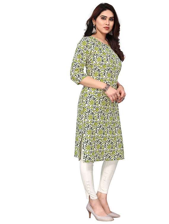women pack of 5 printed straight kurta - 22269733 -  Standard Image - 5