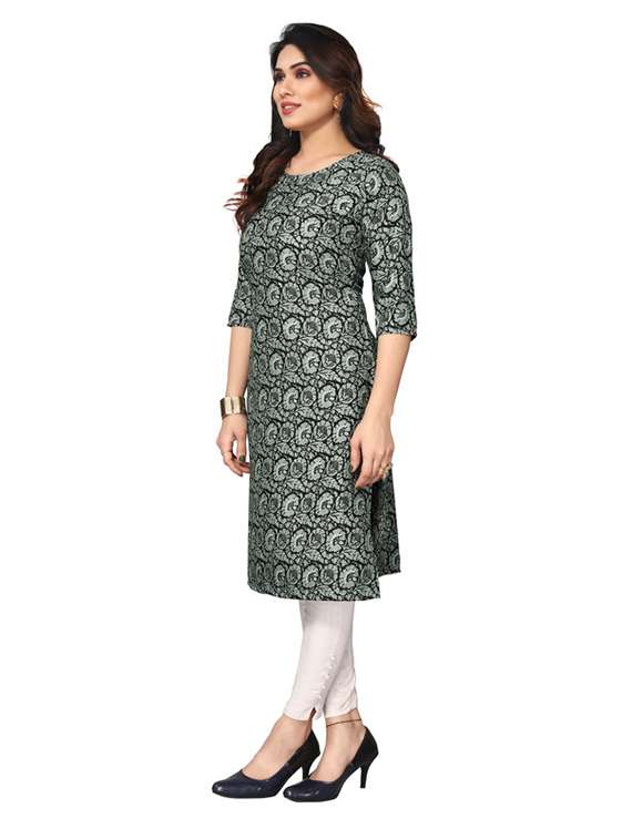 women pack of 5 printed straight kurta - 22269813 -  Standard Image - 5