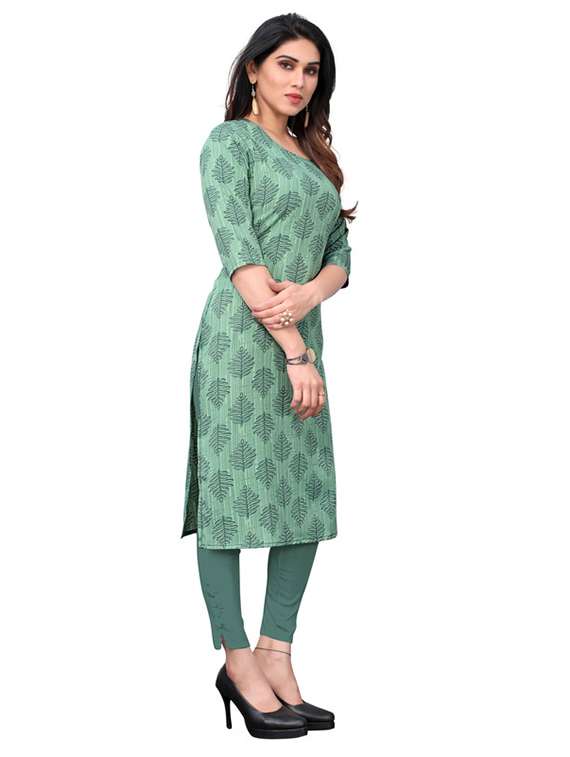 women pack of 5 printed straight kurta - 22269829 -  Standard Image - 5