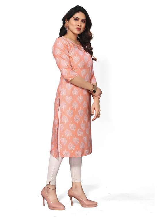 women pack of 5 printed straight kurta - 22269855 -  Standard Image - 3