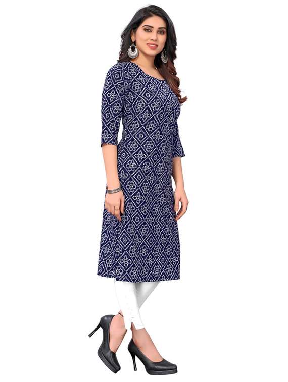 women pack of 5 printed straight kurta - 22269887 -  Standard Image - 5