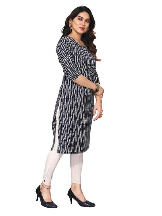 women pack of 5 printed straight kurta - 22269915 -  Standard Image - 5