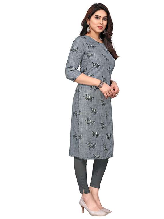 women pack of 5 printed straight kurta - 22269928 -  Standard Image - 5
