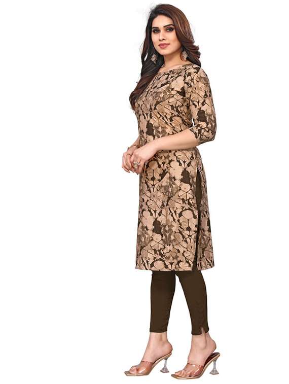 women pack of 5 printed straight kurta - 22270061 -  Standard Image - 3