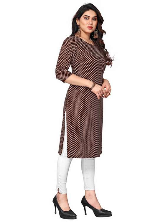 women pack of 3 printed straight kurta - 22270082 -  Standard Image - 3