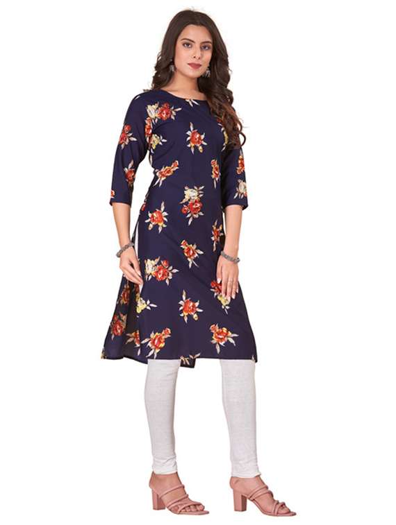 women pack of 3 printed straight kurta - 22270136 -  Standard Image - 3