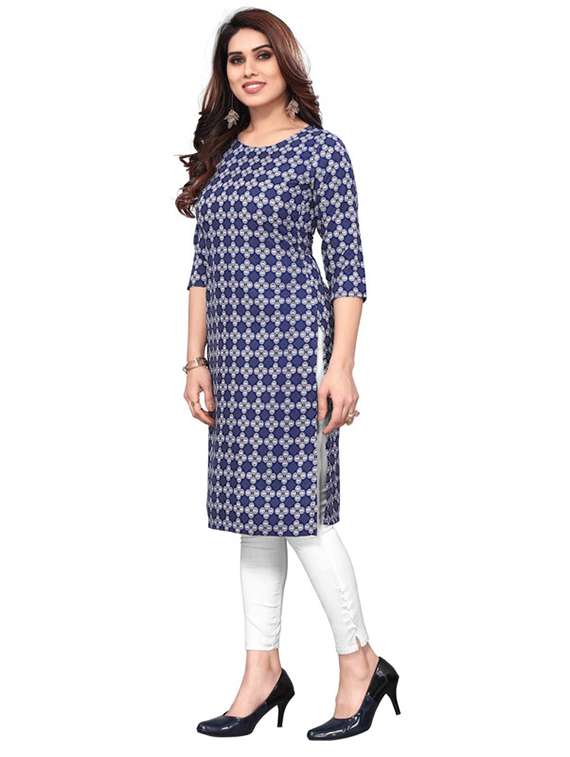 women pack of 3 printed straight kurta - 22270166 -  Standard Image - 3