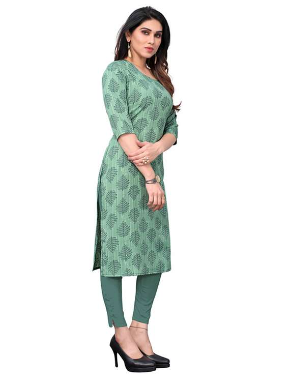 women pack of 3 printed straight kurta - 22270236 -  Standard Image - 3